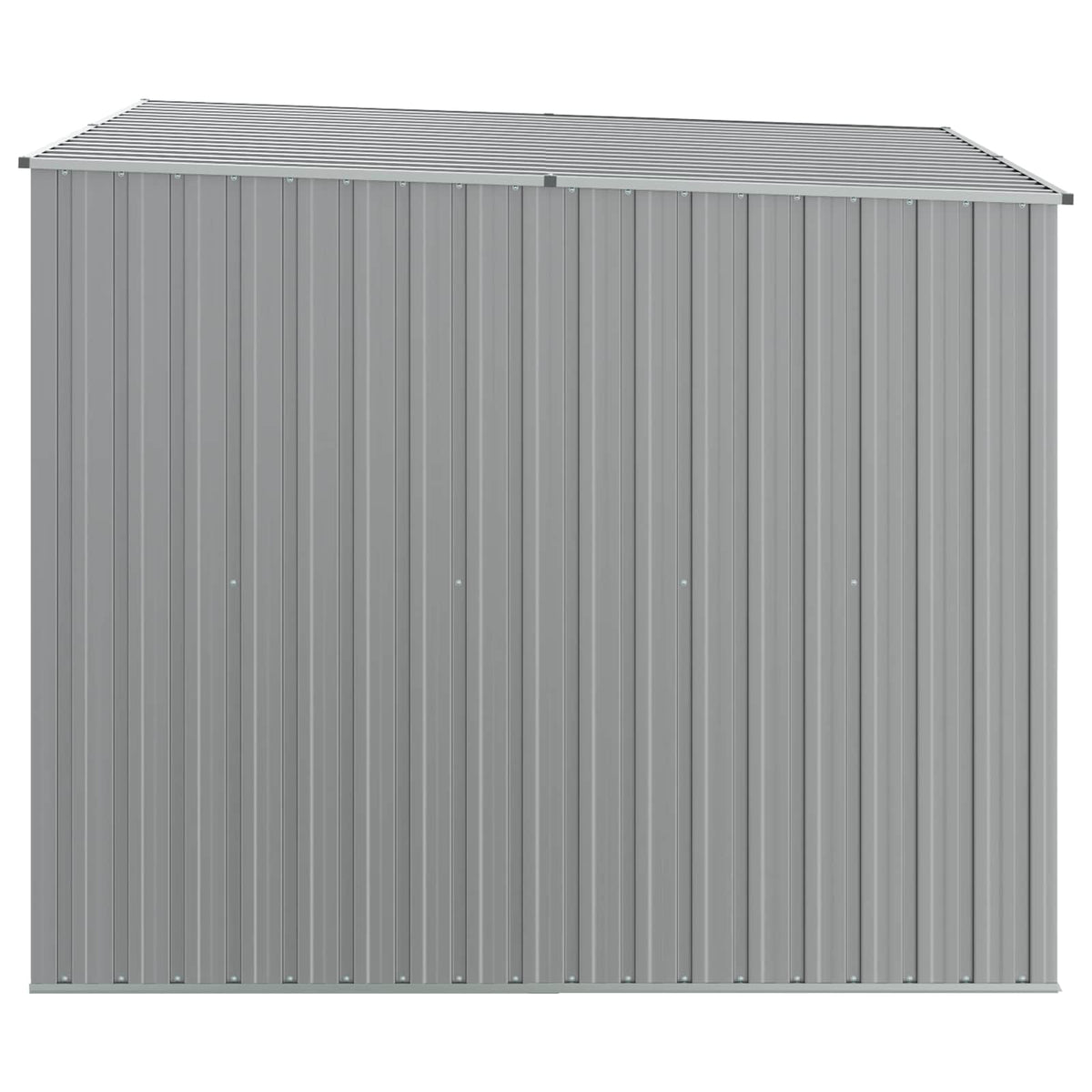 Garden Shed Grey 195x198x159 cm Galvanised Steel