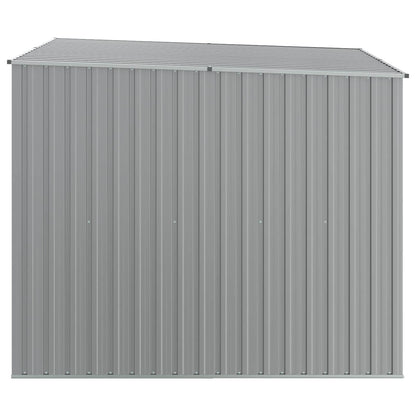 Garden Shed Grey 195x198x159 cm Galvanised Steel
