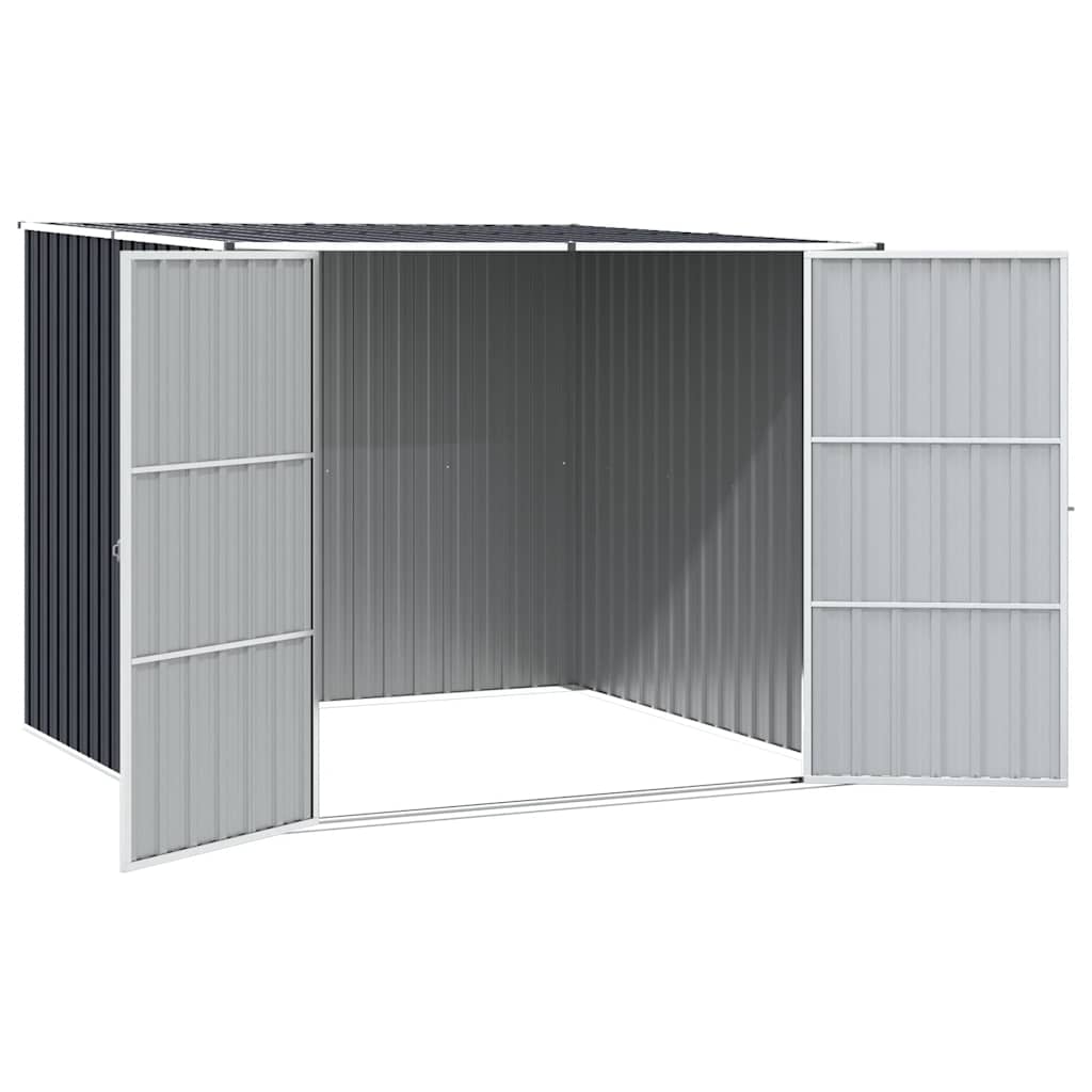 Garden Shed Anthracite 195x198x159 cm Galvanised Steel