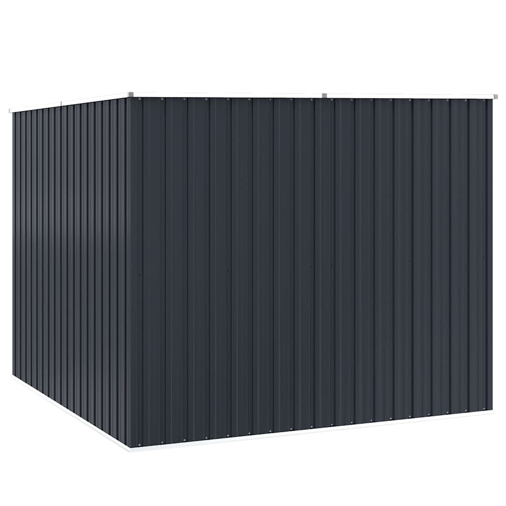 Garden Shed Anthracite 195x198x159 cm Galvanised Steel