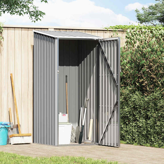 Garden Shed | Grey | Galvanised Steel | 87x98x159 cm | Garden Shed