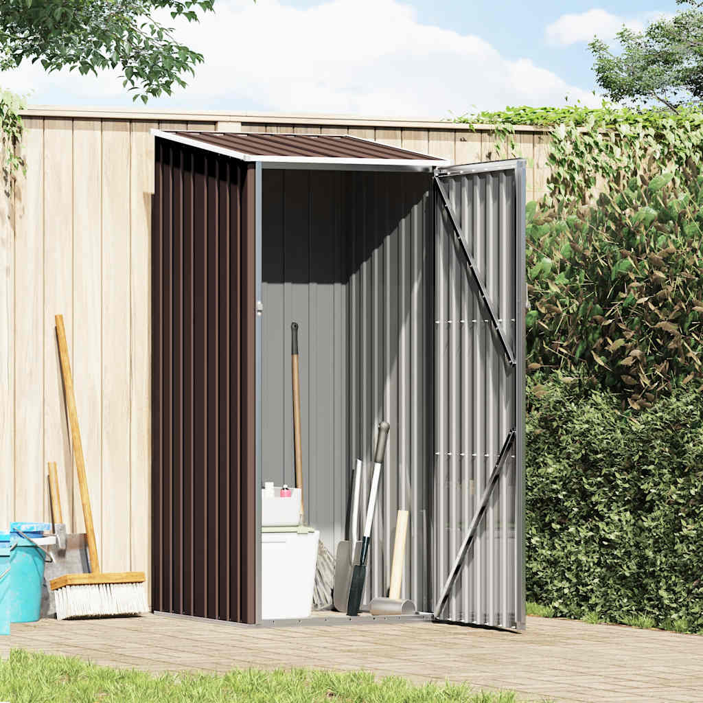 Garden Shed | Brown | Galvanised Steel | Medium | Garden Shed