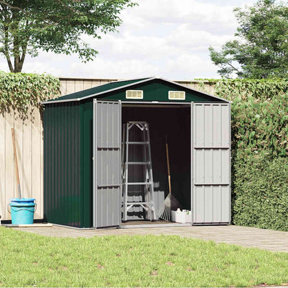 Garden Shed | Green | Galvanised steel | 205x129x183 cm | Durable