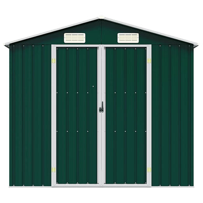 Garden Shed | Green | Galvanised steel | 205x129x183 cm | Durable