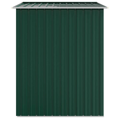 Garden Shed Green 205x129x183 cm Galvanised Steel