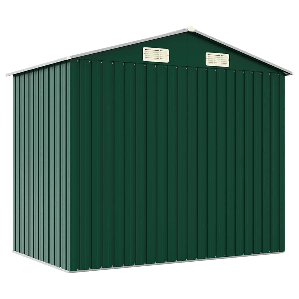 Garden Shed | Green | Galvanised steel | 205x129x183 cm | Durable