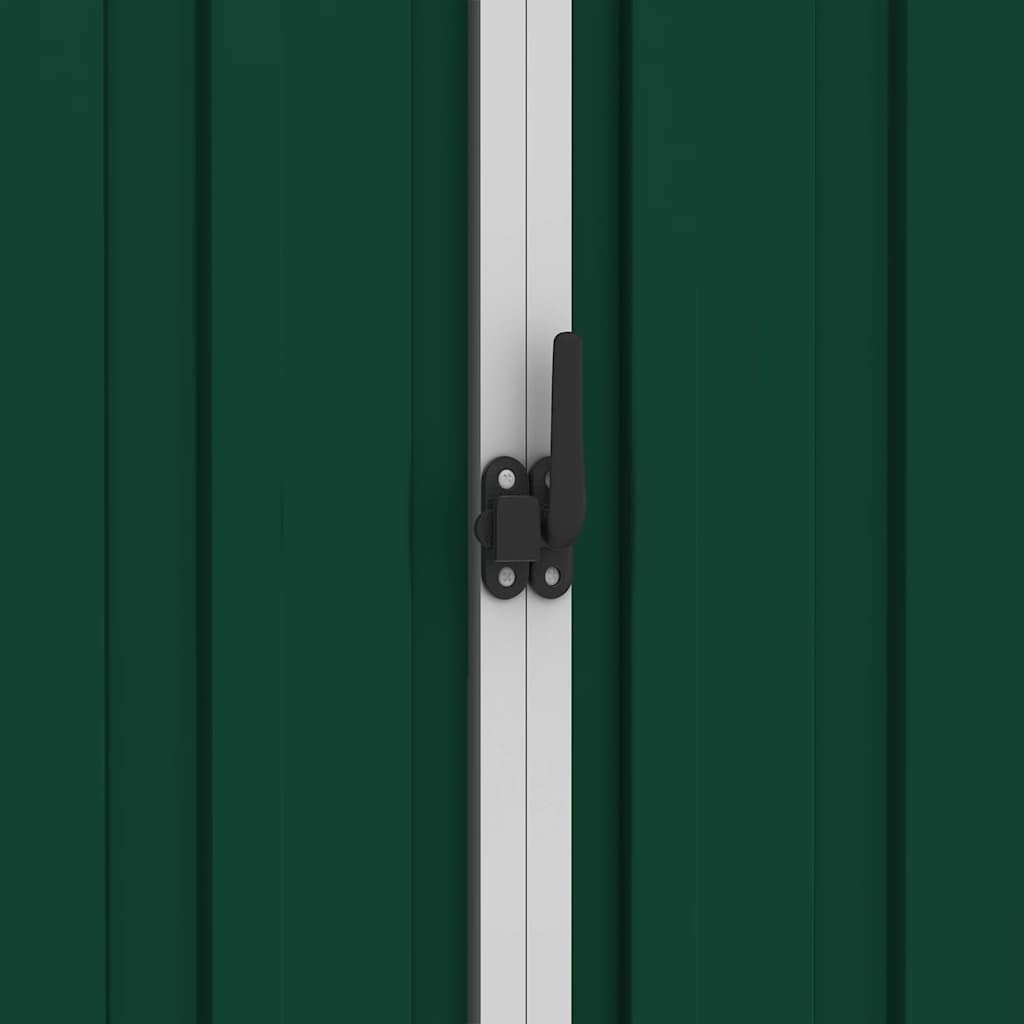Garden Shed | Green | Galvanised steel | 205x129x183 cm | Durable