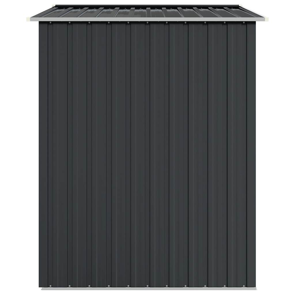 Garden Shed Anthracite 205x129x183 cm Galvanised Steel
