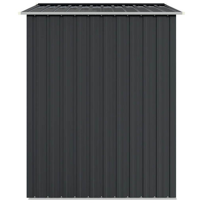 Garden Shed Anthracite 205x129x183 cm Galvanised Steel