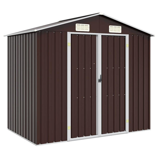 Garden Shed | Brown | Galvanised steel | Large | Garden Shed