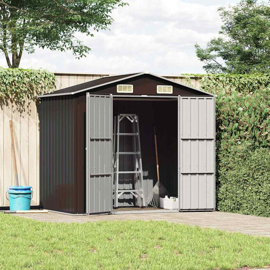 Garden Shed | Brown | Galvanised steel | Large | Garden Shed
