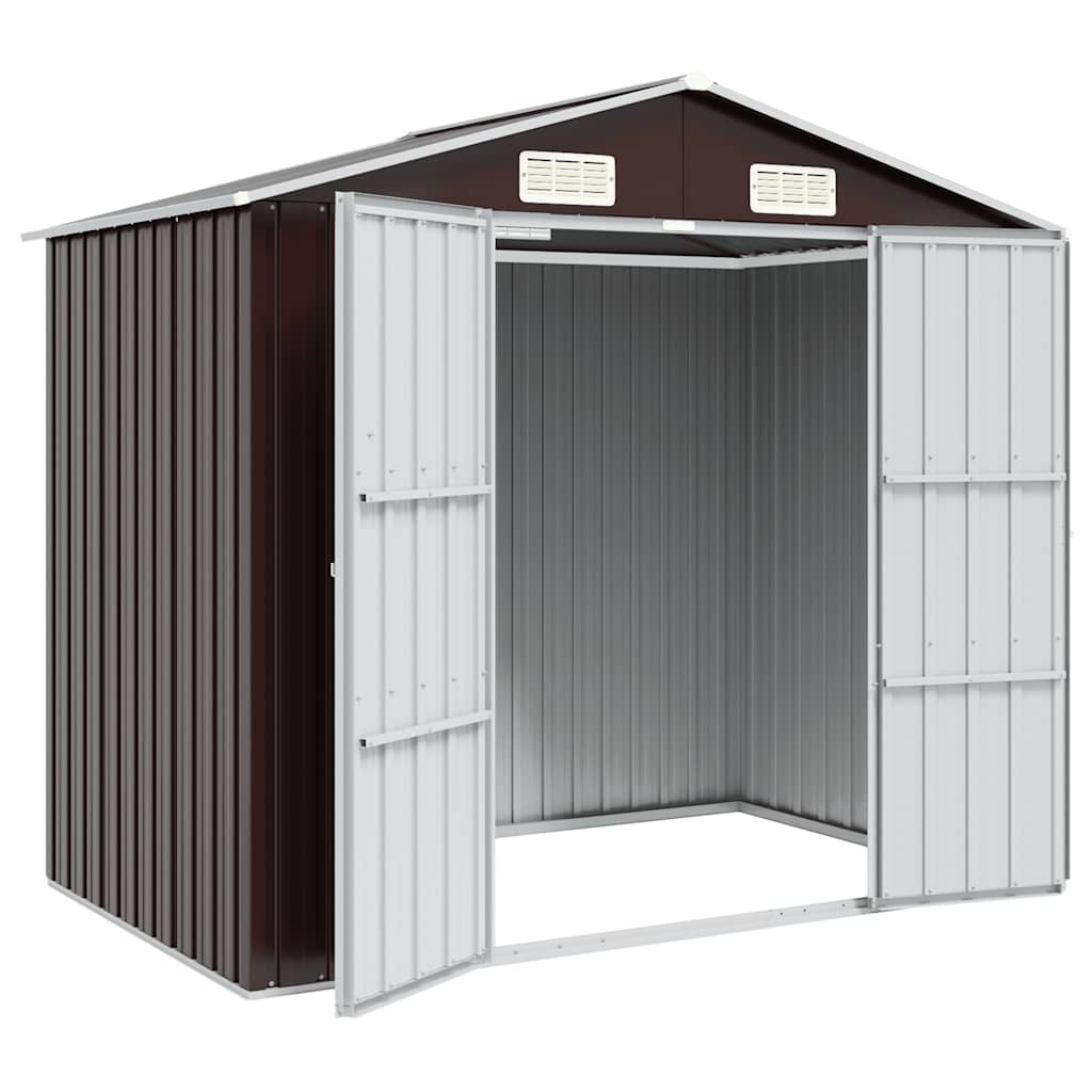 Garden Shed | Brown | Galvanised steel | Large | Garden Shed