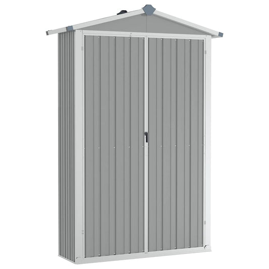Garden Shed | Grey | Galvanised Steel and Plastic | Medium | Garden Shed
