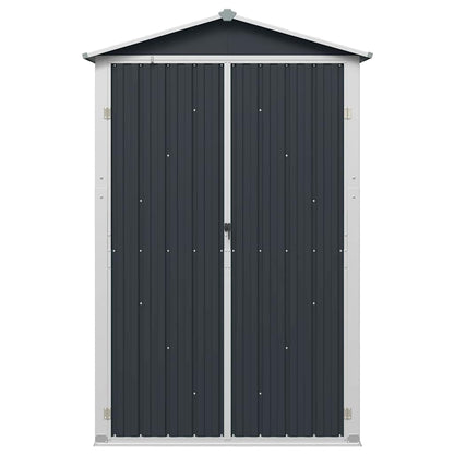 Garden Shed Anthracite 116x45x175 cm Galvanised Steel