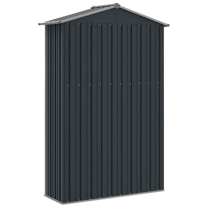 Garden Shed Anthracite 116x45x175 cm Galvanised Steel