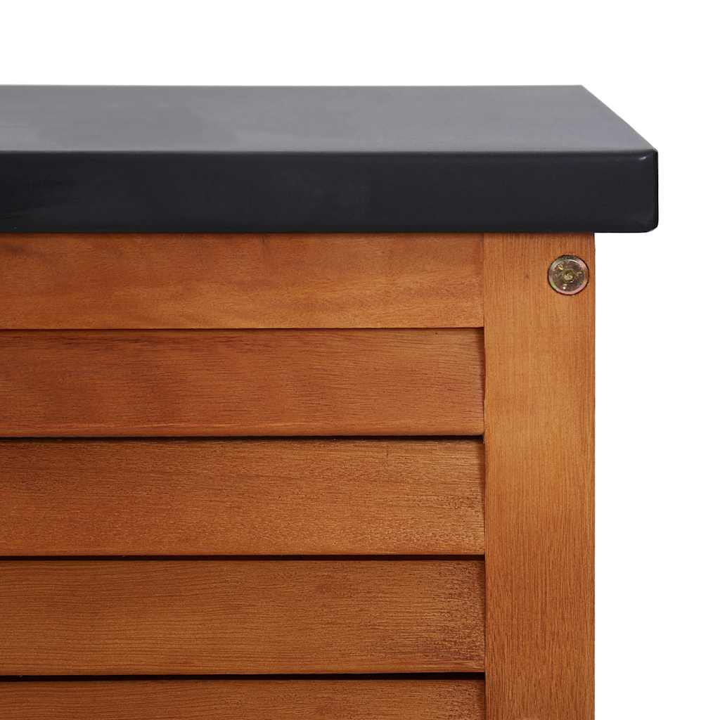 Storage Box | Natural wood, Black