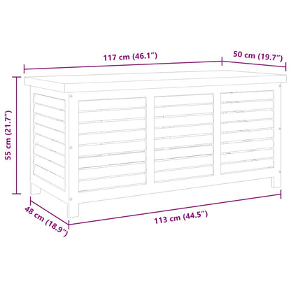 Storage Box | Natural wood, Black