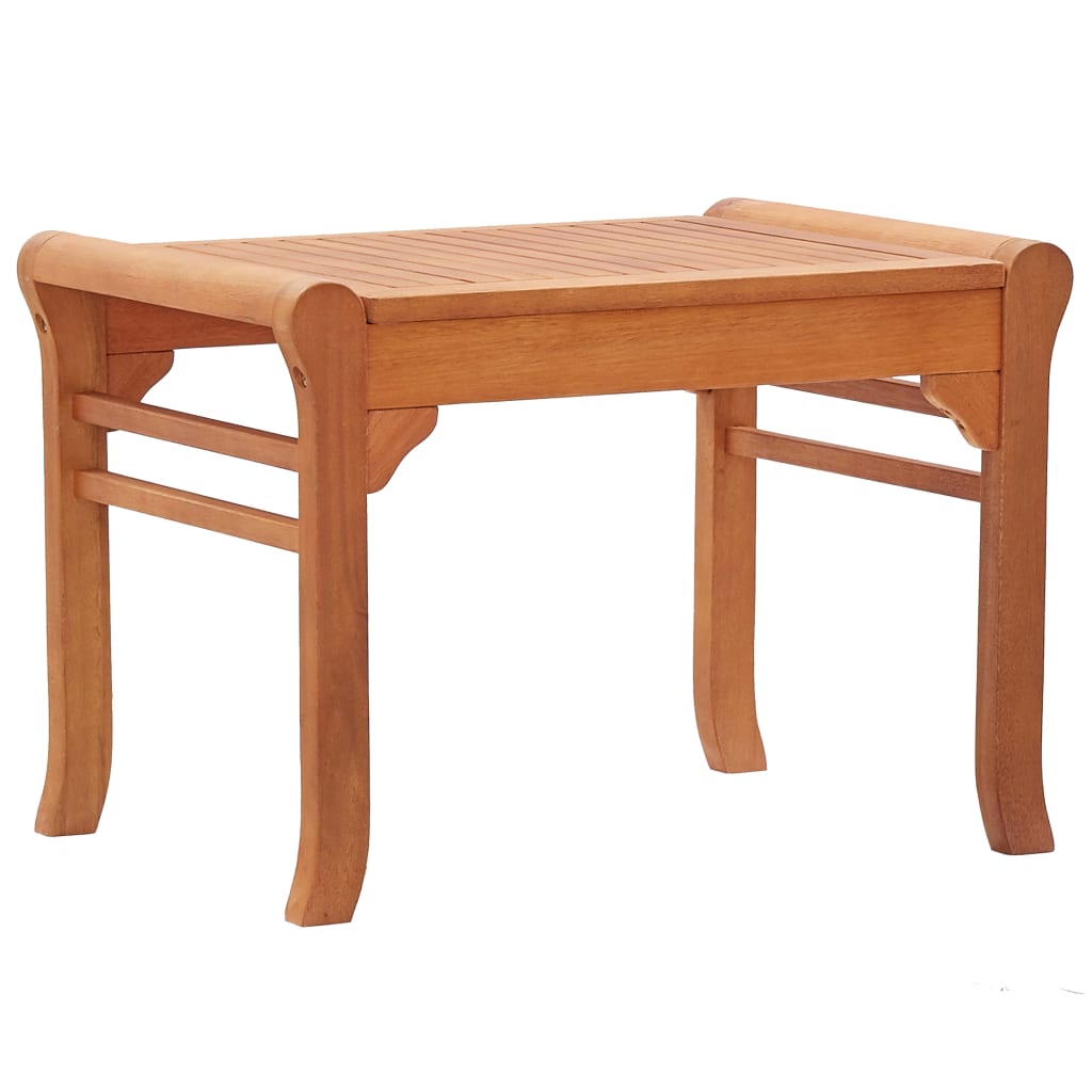 Bench | Natural Wood | Solid eucalyptus wood | 64 cm | Durable | Bench