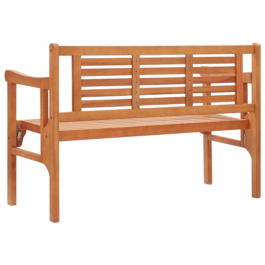 Foldable Bench | Natural | Solid eucalyptus wood | 120 cm |  Foldable