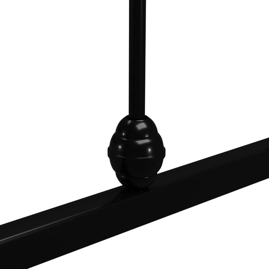 Bed Frame | Black | Metal | Double 120x200 cm | Tough | Bed Frame