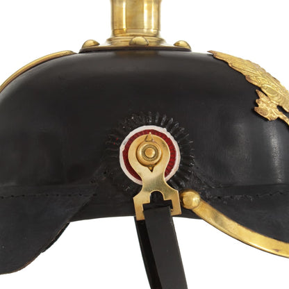 German Prussian Helmet Antique Replica LARP Black Steel