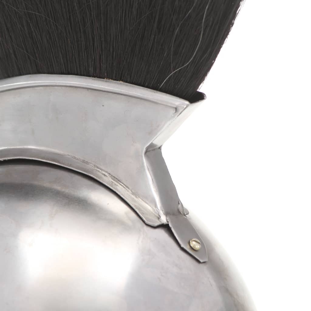 Greek Warrior Helmet Antique Replica LARP Silver Steel