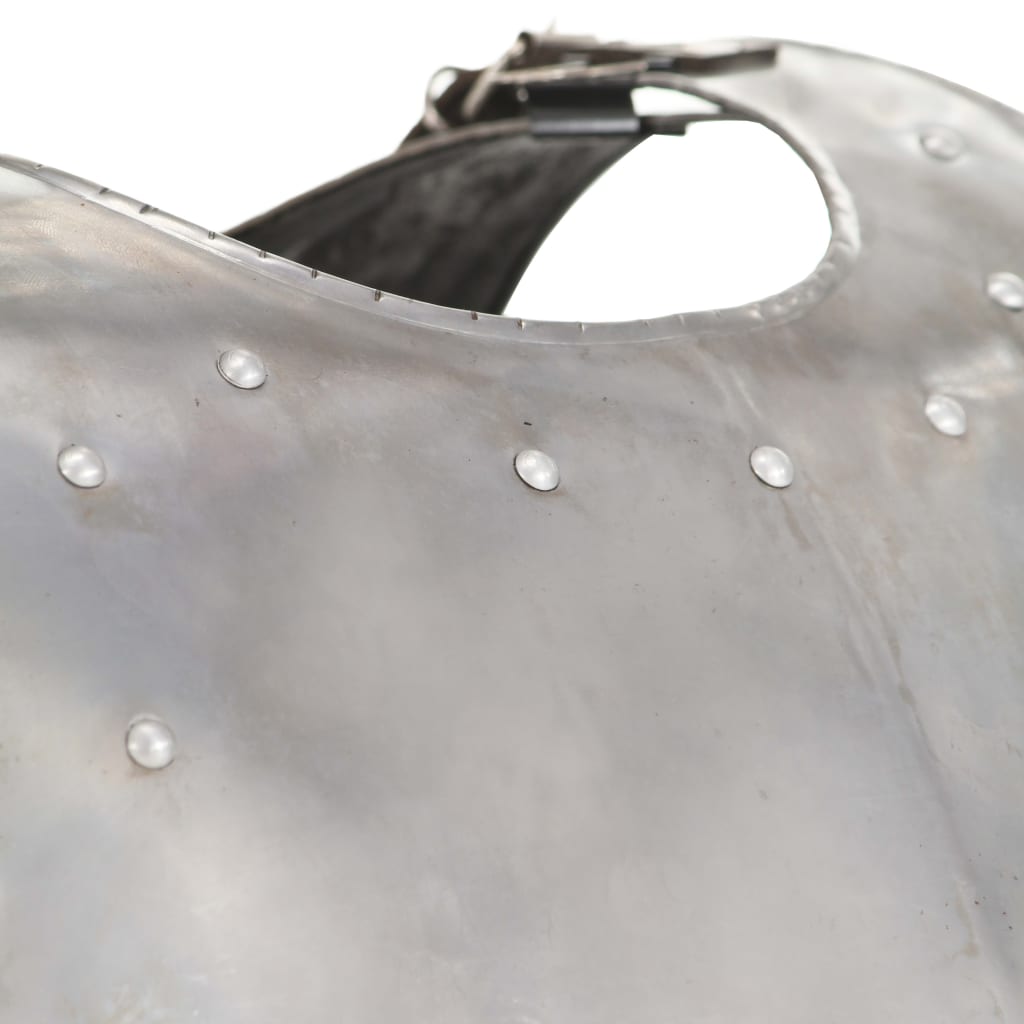 Medieval Knight Body Armour Cuirass Replica LARP Silver Steel