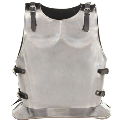 Medieval Knight Body Armour Cuirass Replica LARP Silver Steel