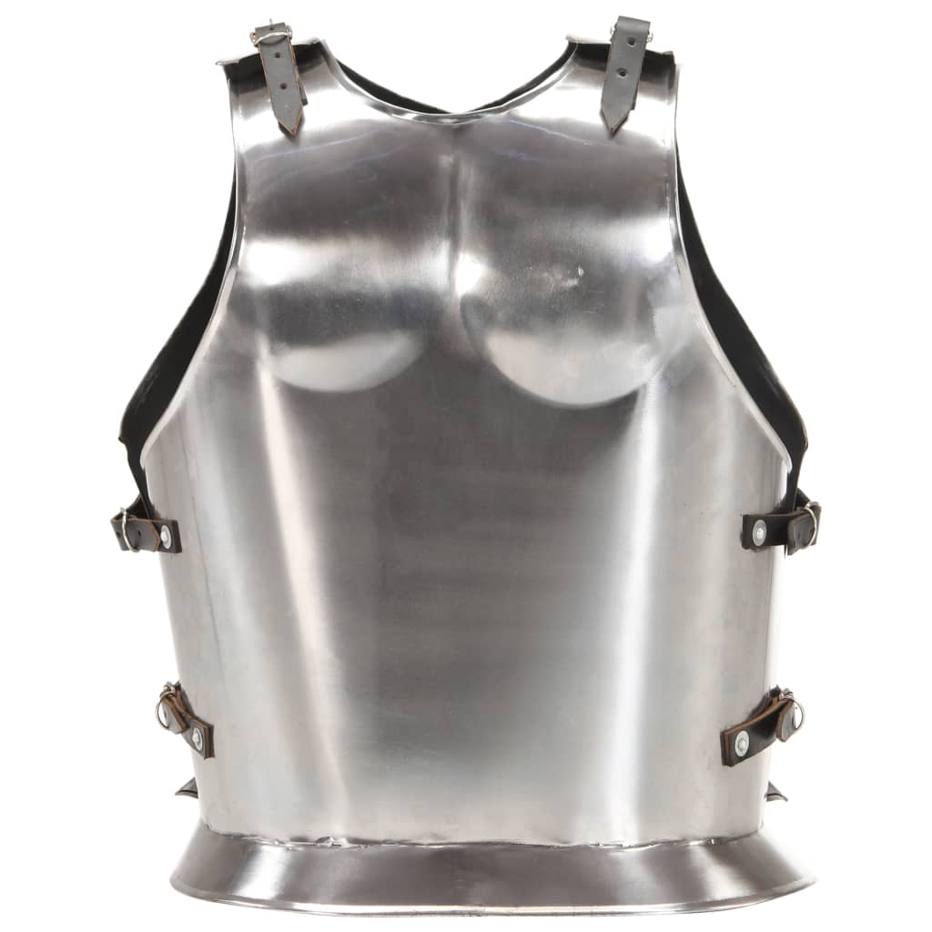 Roman Soldier Body Armour Cuirass Replica LARP Silver Steel