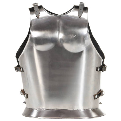 Roman Soldier Body Armour Cuirass Replica LARP Silver Steel