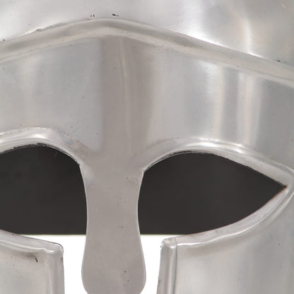 Greek Warrior Helmet Antique Replica LARP Silver Steel
