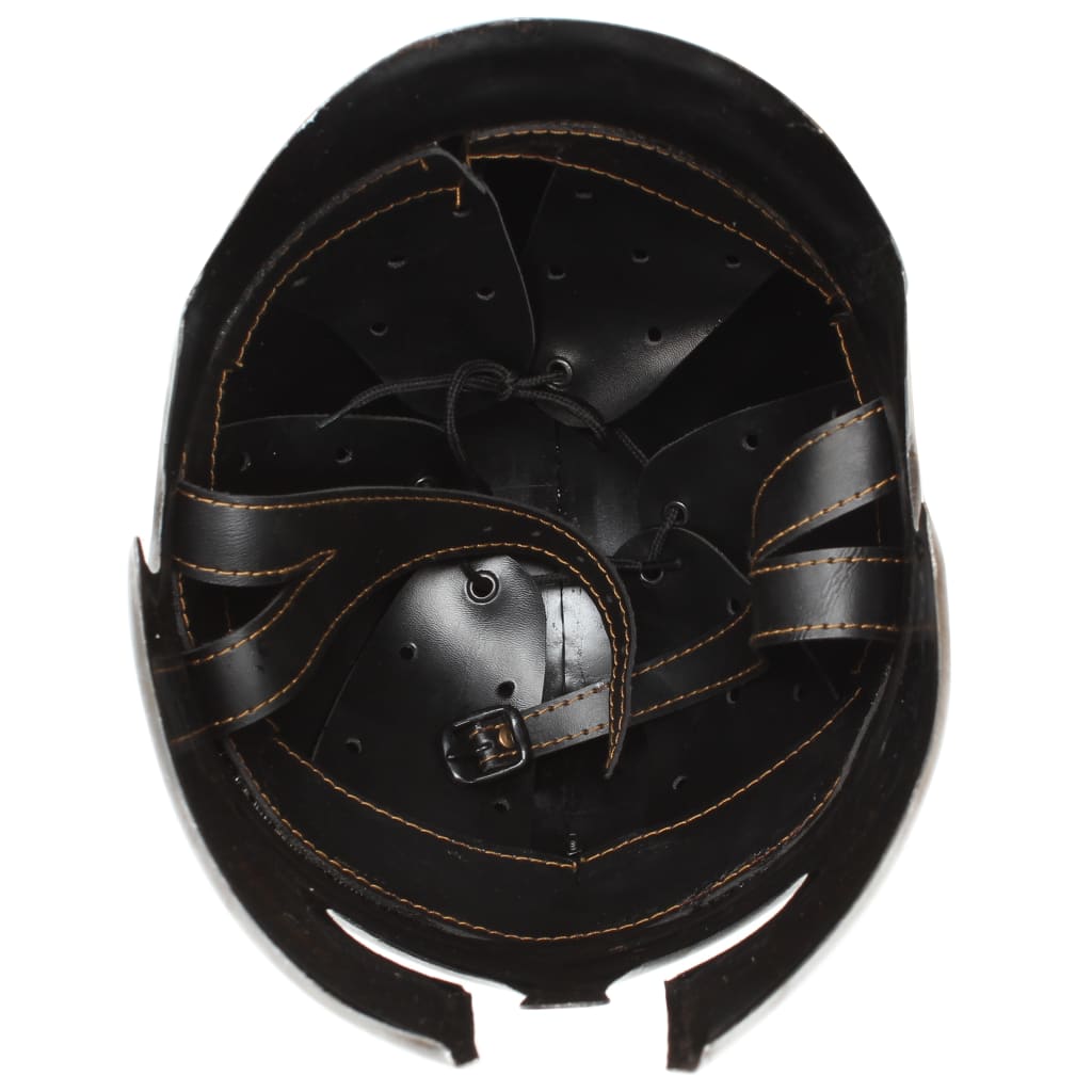 Greek Warrior Helmet Antique Replica LARP Silver Steel
