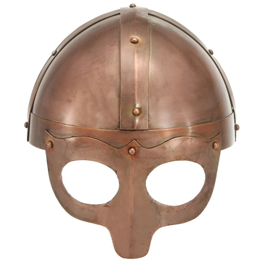 286235 vidaXL Viking Helmet Antique Replica LARP Copper Steel