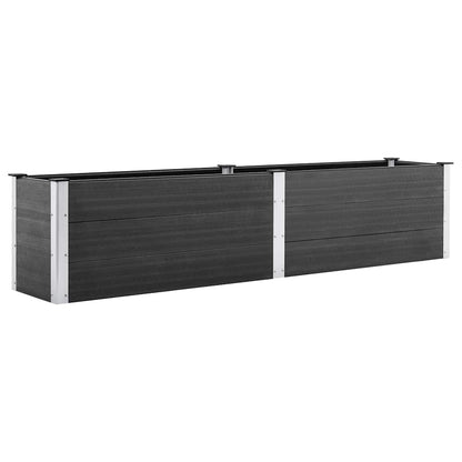 Garden Raised Bed 250x50x54 cm WPC Grey