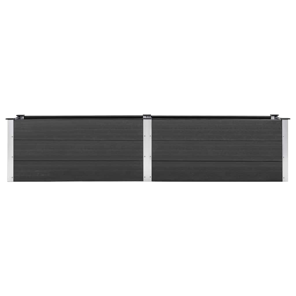 Garden Raised Bed 250x50x54 cm WPC Grey