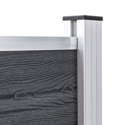 Fence Posts 2 pcs Aluminium 185 cm