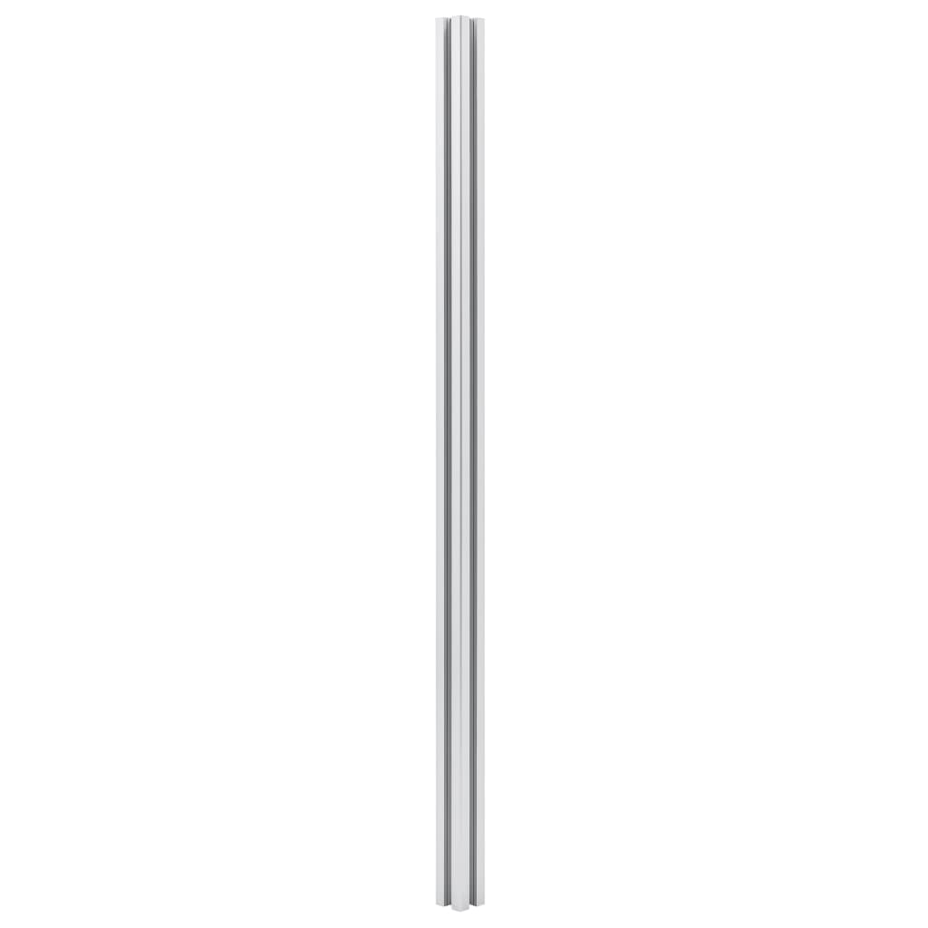 Fence Posts 3 pcs Aluminium 185 cm