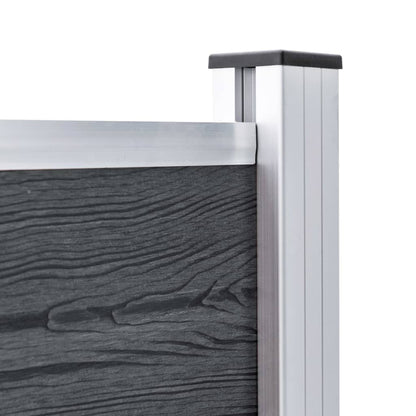 Fence Posts 3 pcs Aluminium 185 cm
