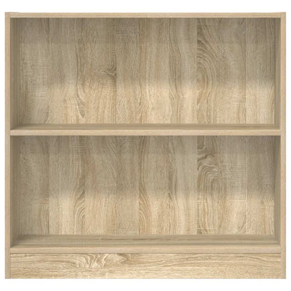 Bookcase Sonoma Oak 80x24x75 cm Engineered Wood