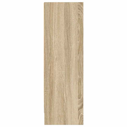 Bookcase Sonoma Oak 80x24x75 cm Engineered Wood