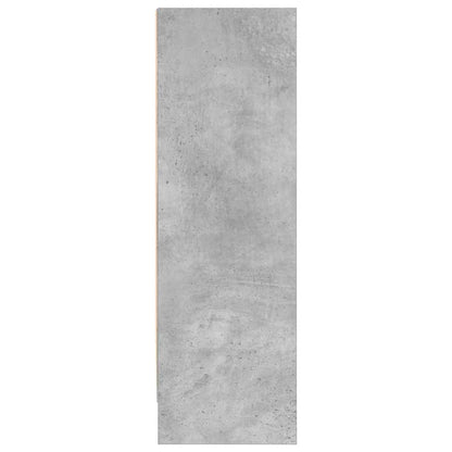 Bookshelf Concrete Grey 80x24x75 cm Engineered Wood