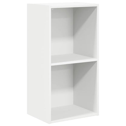 Bookcase White 40x30x76,5 cm Engineered Wood