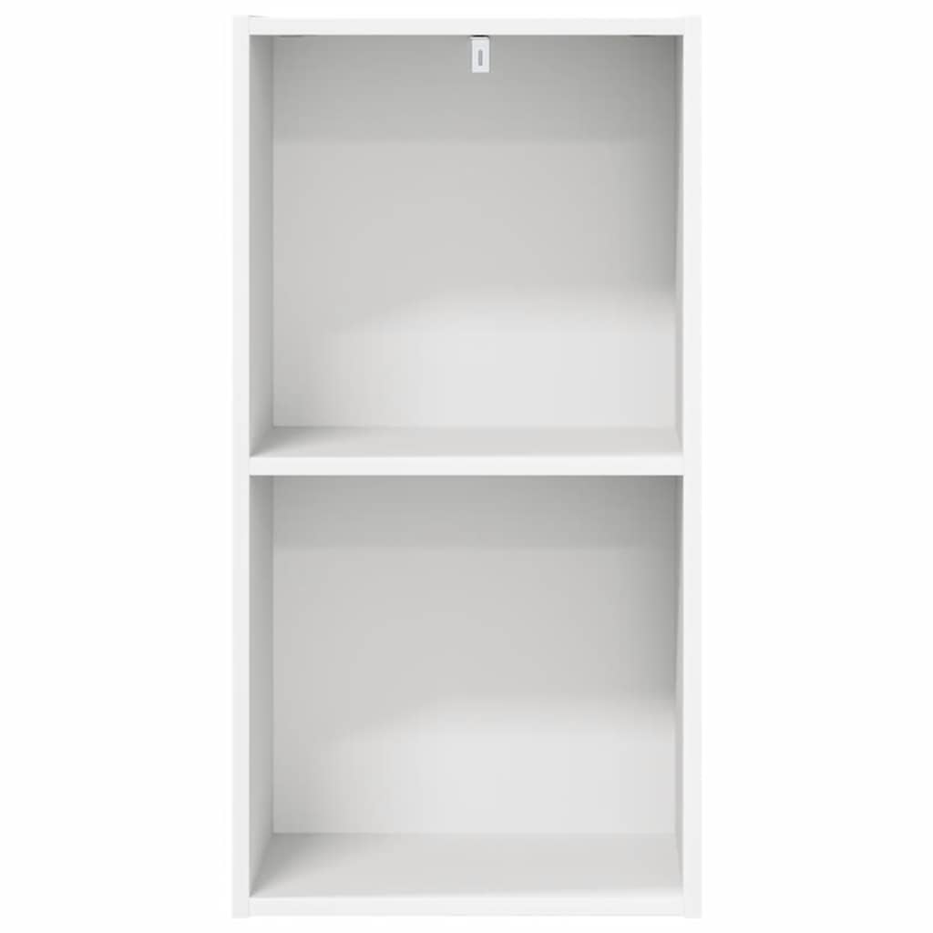 Bookcase White 40x30x76,5 cm Engineered Wood
