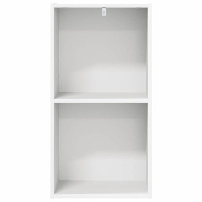 Bookcase White 40x30x76,5 cm Engineered Wood