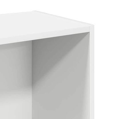 Bookcase White 40x30x76,5 cm Engineered Wood