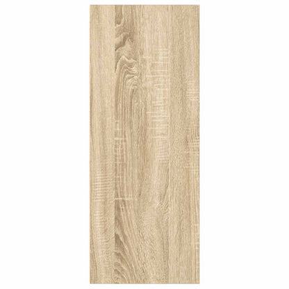 2-Tier Book Cabinet Sonoma Oak 40x30x76.5 cm Engineered Wood