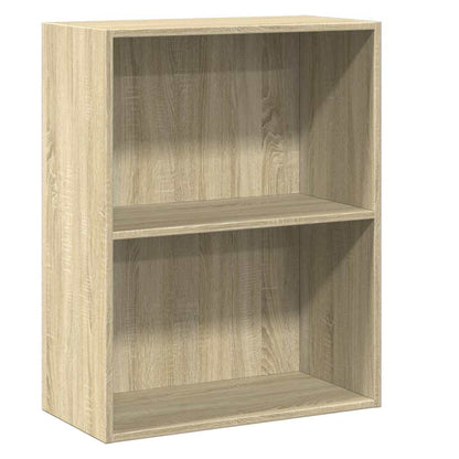 Bookcase Sonoma Oak 60x30x76,5 cm Engineered Wood