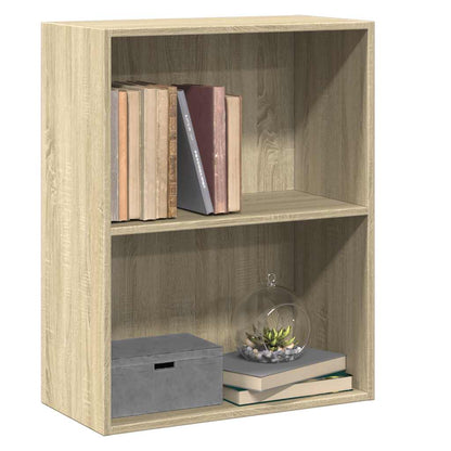 Bookcase Sonoma Oak 60x30x76,5 cm Engineered Wood