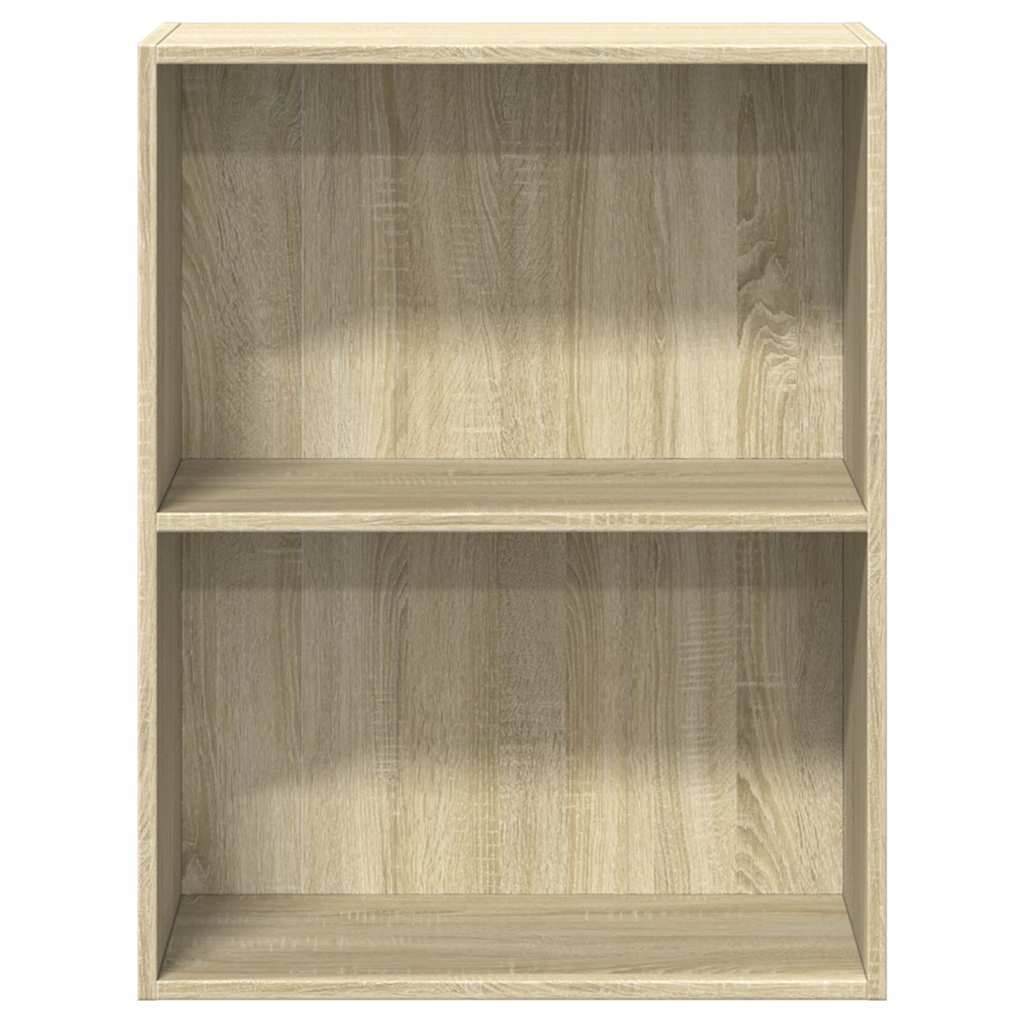 Bookcase Sonoma Oak 60x30x76,5 cm Engineered Wood