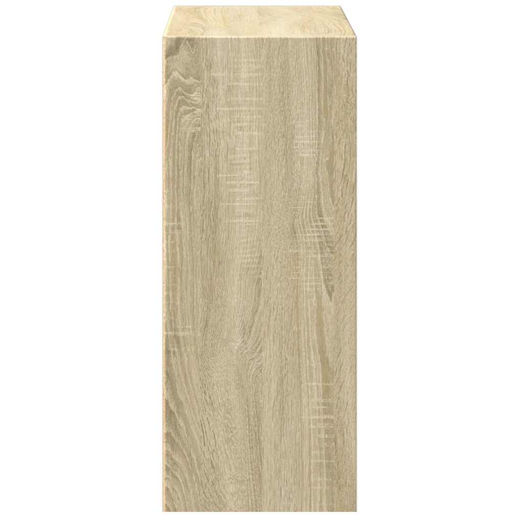 Bookcase Sonoma Oak 60x30x76,5 cm Engineered Wood